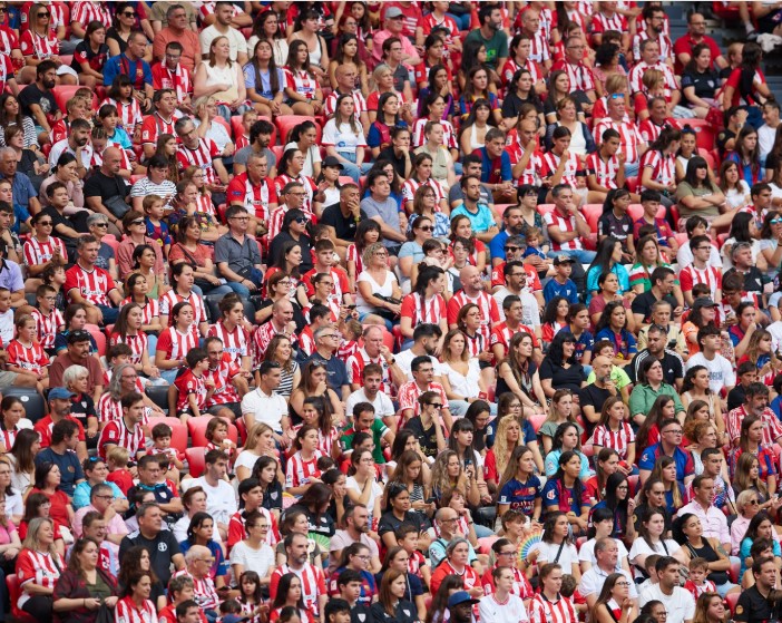 Aficionados Athletic Club Femenino en San Mamés