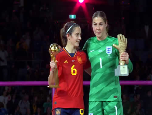 MVP y mejor portera del Mundial