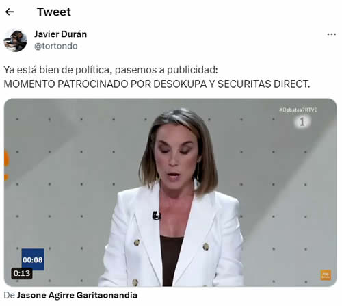 Oskar Matute y Rufián a Cuca Gamarra