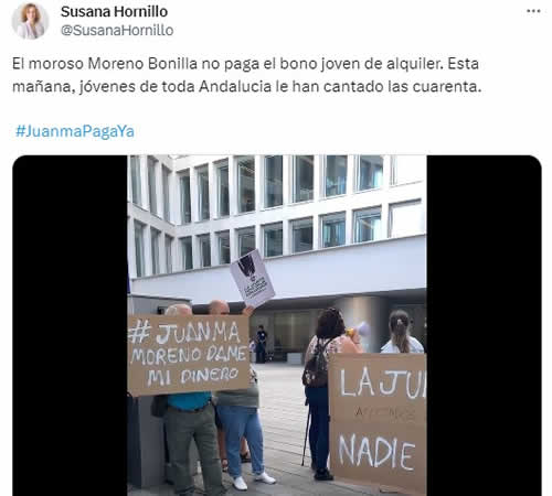 Susana Hornillo tuit 