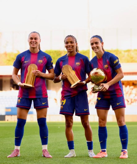 Trofeos Gala Balón de Oro en el Johan Cruyff