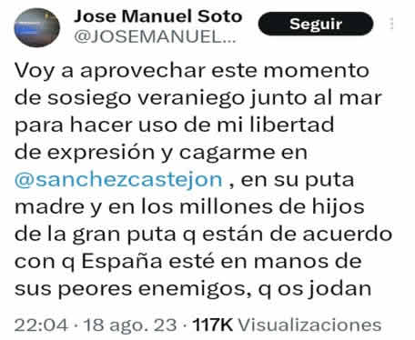 Tuit José Manuel Soto