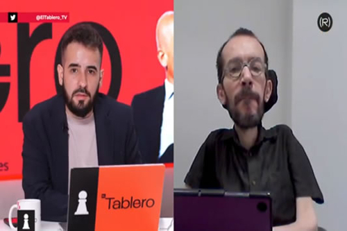 Pablo Echenique entrevistado en El Tablero